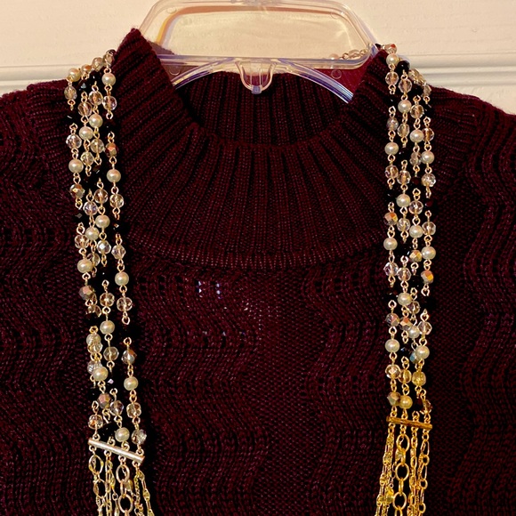 WHBM Silver, Beaded Necklace - Picture 4 of 9